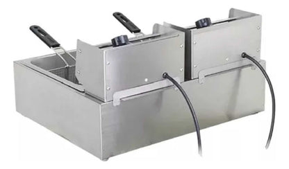 Freidora Electrica Doble 12litros 2500w Potencia Hoffmans