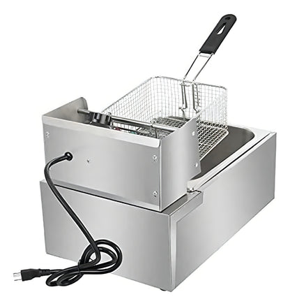 Freidora Eléctrica Hoffmans Hm-88-1 - Acero Inoxidable