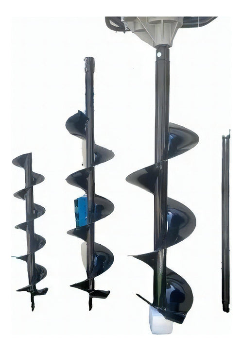 Ahoyador Barreno 63cc 3 Brocas y Extension Lic Japones Color Naranja Claro