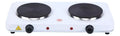 Encimera con alimentación eléctrica - Hot Plate JX-200A 220V color blanco - 2 hornallas
