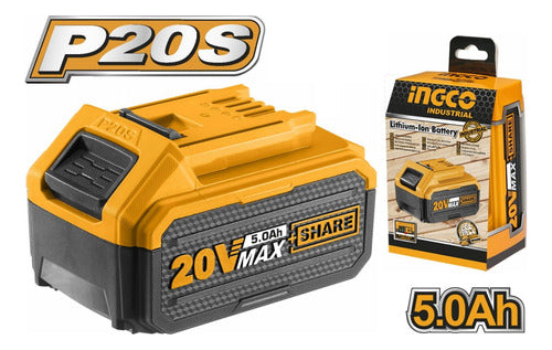 Batería de Litio Industrial 20V 5AH para Herramientas INGCO