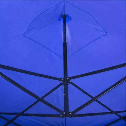 Toldo Araña Plegable 3x3 Fierro  Lona Azul