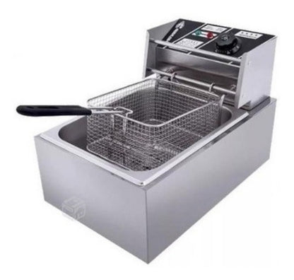 Freidora Eléctrica Hoffmans Hm-88-1 - Acero Inoxidable