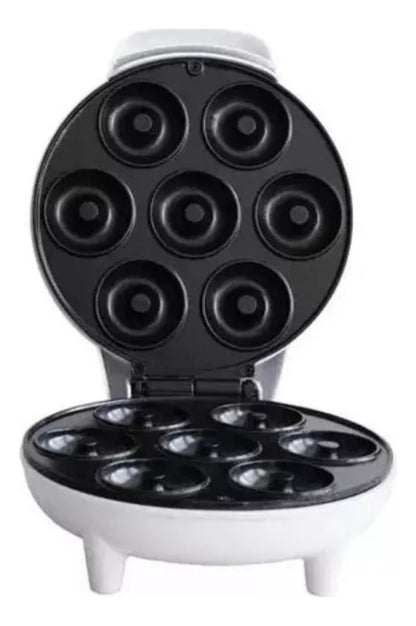 Maquina Para Mini Donas Rosquilla Antiadherente Donuts Maker Color Negro