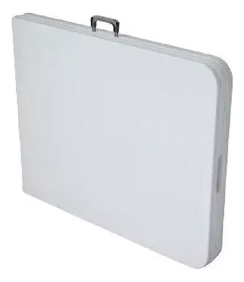 mesa plegable hogar color blanco