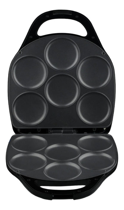 Máquina De Muffins Mini Panqueques Arepas Huevos Pasteles Color Negro