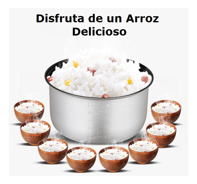 Arrocera Eléctrica Olla Multifuncional Marado 4lts 700w 220v Color Blanco