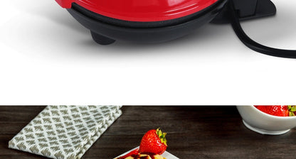 Mini Wafflera Eléctrica Antiadherente Portatil Redonda