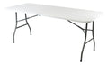 mesa plegable hogar color blanco