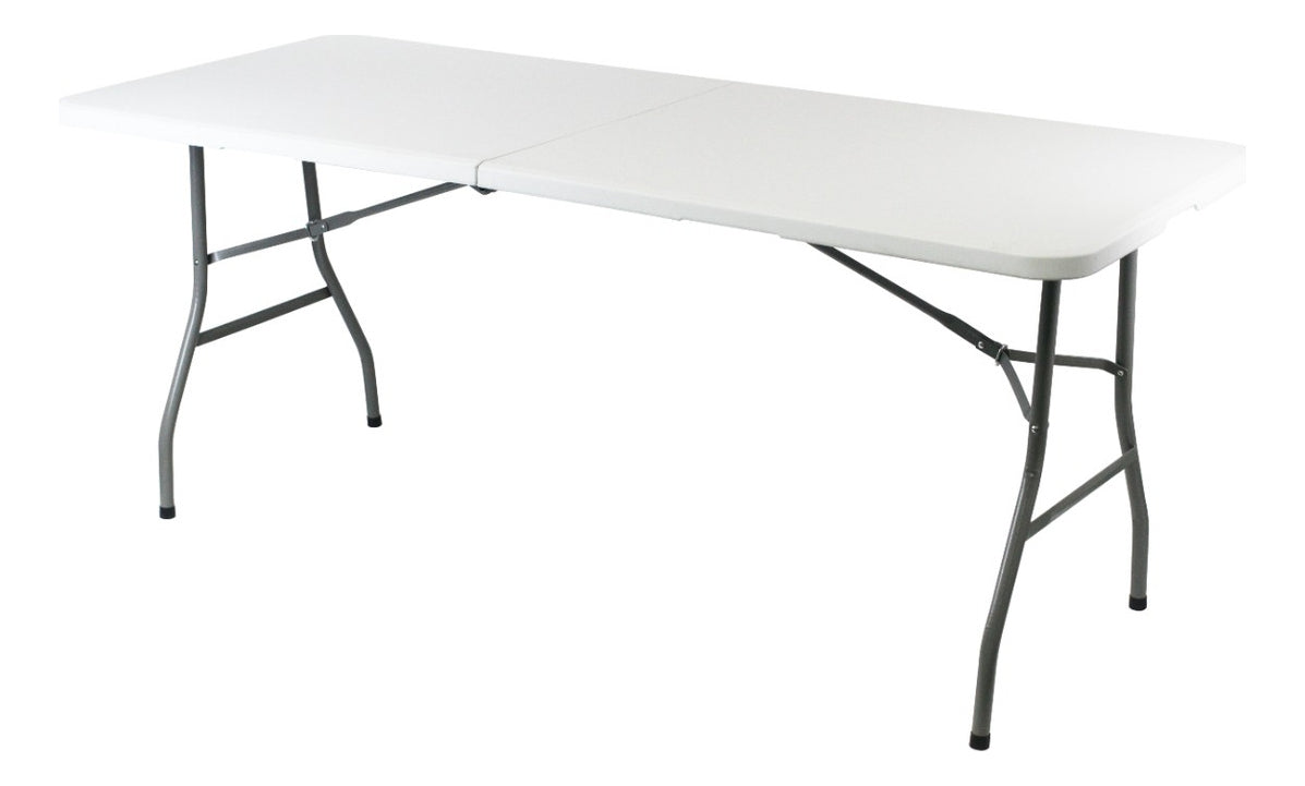 mesa plegable hogar color blanco