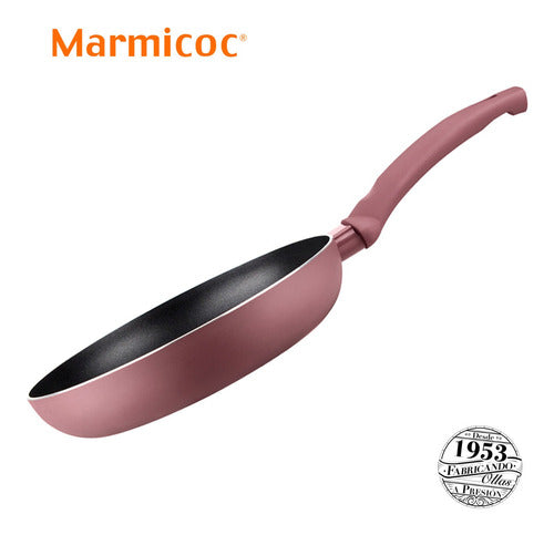 Batería De Cocina Marmicoc Spring Granate Set 7 Piezas