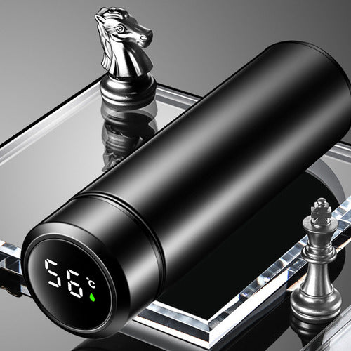 Botella Con Filtro De Café, Taza Plateada, Botella Delgada,