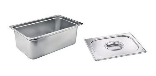 Deposito Gastronomico Con Tapa 1/6"