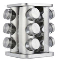 Condimenteros Especieros Metalico Giratorio 12 Frascos