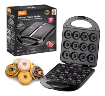 Maquina Para Hacer 12 Mini Donas Rosquillas Antiadherente