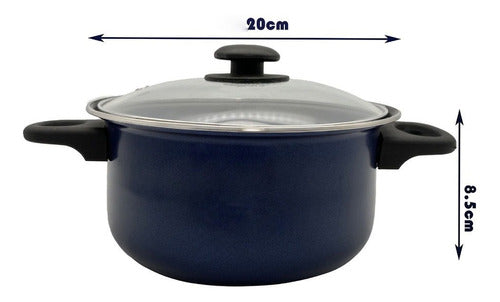 Juego Cocina Antiadherente Ollas Utensilios 13 Piezas Rondon