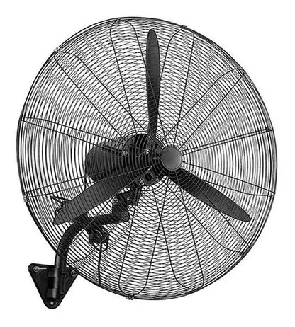 Ventilador Industrial Umbrella De Pared 3 Velocidades 26¨ Motor Cobre Negro Aluminio 650 Cm Negro FA-650W