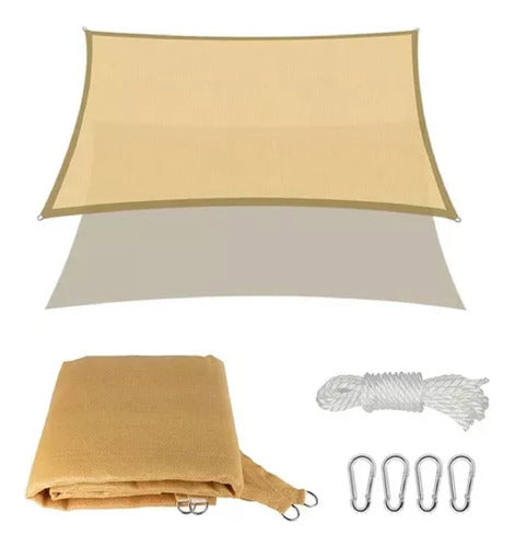 Toldo Vela Sombreadora 5x5 Rectangular