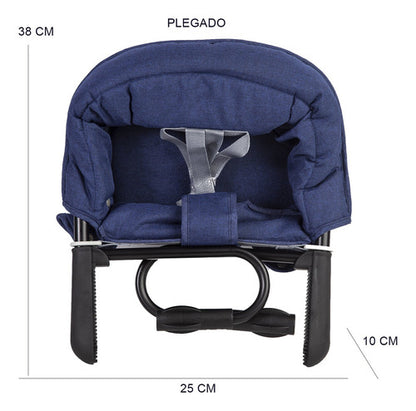 Silla De Comer Eat &amp; Bear Gris Sujeción De Mesa Portable