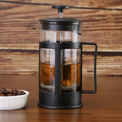 Prensa Francesa 350ml Filtro Vidrio Café Color Negro