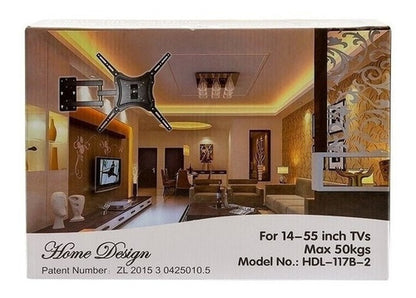 Base Soporte Tv Pared 3 Brazos Ajustable 32 A 55 Pulgadas