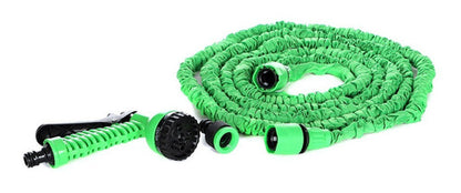 Manguera Expandible Flexible 22.5 Metros Con Aspersor Jardin Color Verde