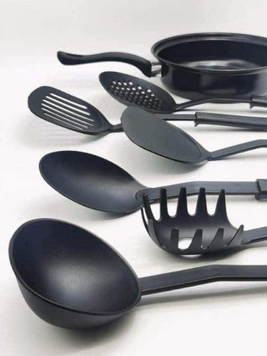 Juego Cocina Antiadherente Ollas Utensilios 13 Piezas Rondon