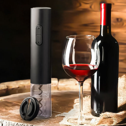 Sacacorcho Eléctrico Descorchador De Vinos Abridor A Pilas