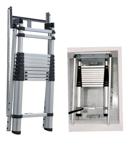 Escalera Para Ático Plegable De Aluminio 3.2 Mt