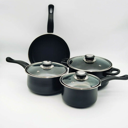 Juego Cocina Antiadherente Ollas Utensilios 13 Piezas Rondon