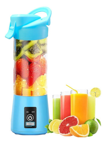 Termo Licuadora Portátil Recargable Batidos Vaso Juguera