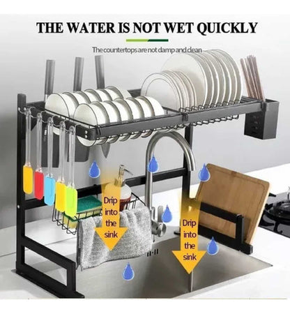 Secaplato Escurridor Secador Loza Organizador De Loza 65cm