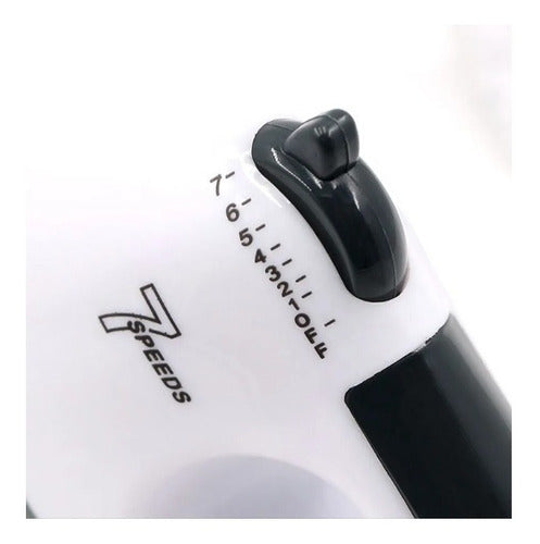 Batidora Haeger Hand Mixer 7 Velocidades Multifuncional
