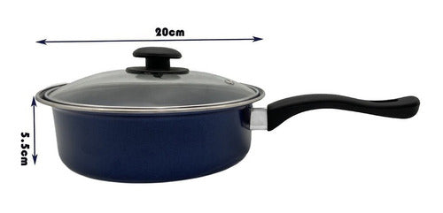 Juego Cocina Antiadherente Ollas Utensilios 13 Piezas Rondon