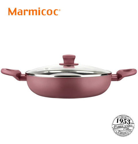 Batería De Cocina Marmicoc Spring Granate Set 7 Piezas