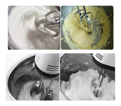 Batidora Haeger Hand Mixer 7 Velocidades Multifuncional