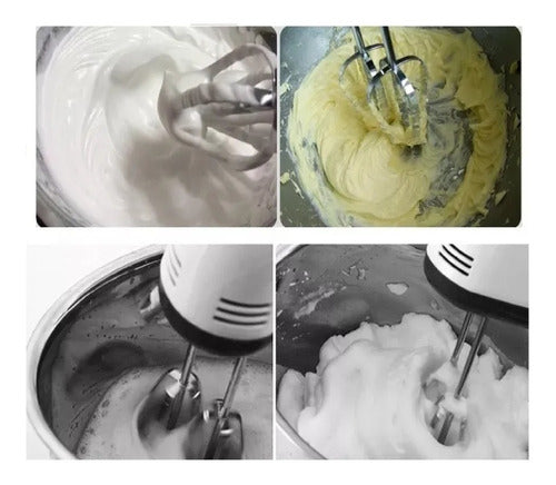 Batidora Haeger Hand Mixer 7 Velocidades Multifuncional