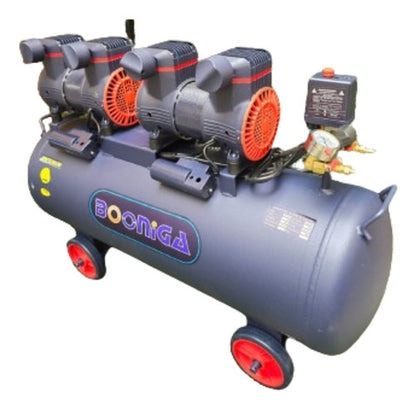 Compresor 100 Litros 1200w 220v Insonoro Booniga