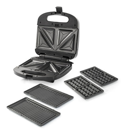 Sandwichera 3 En 1 James Yanett Color Negro
