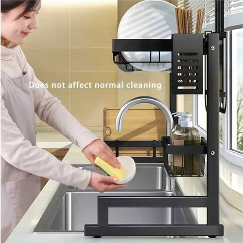 Secaplato Escurridor Secador Loza Organizador De Loza 65cm