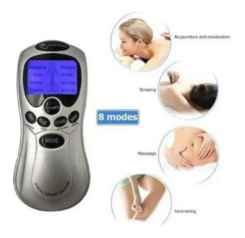 Aparato de fisioterapia, electrochoque, masaje, dolor muscular