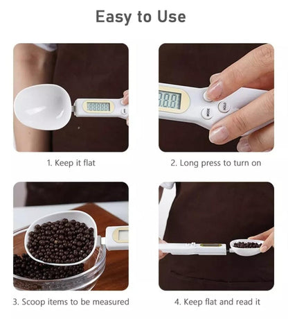 Cuchara Medidor Gramera Pesa Digital Cocina Máxima