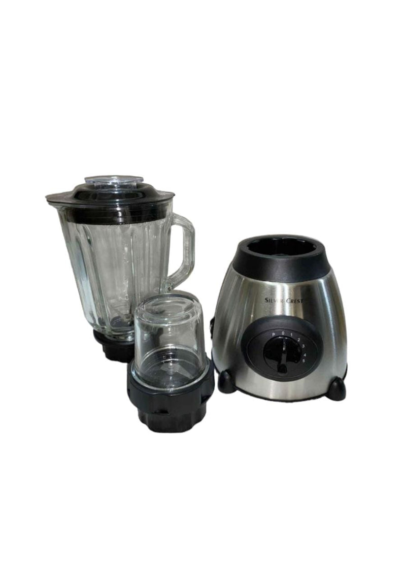 Licuadora o JUGUERA 5 Velocidades + Vaso de vidrio con su Pica todo Marca Hoffmans