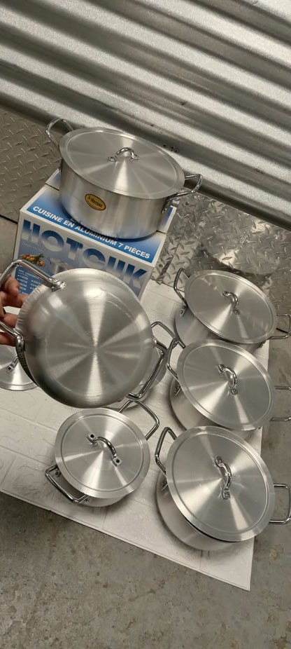 Oferta de Set  de Ollas de Aluminio 7 piezas