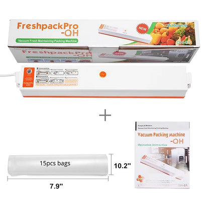 Sellador al Vacío de Alimentos Marca FreshpackPro