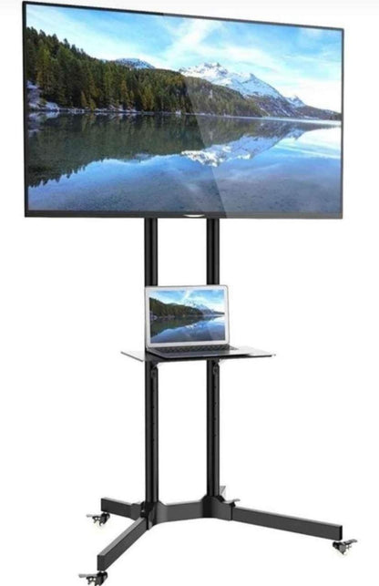 Soporte Base TV LCD Led Smart tipo Pedestal con Rueda Móvil 32 - 70