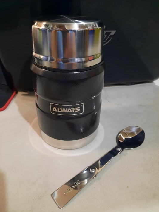 TERMO PARA COMIDA CON CUCHARA