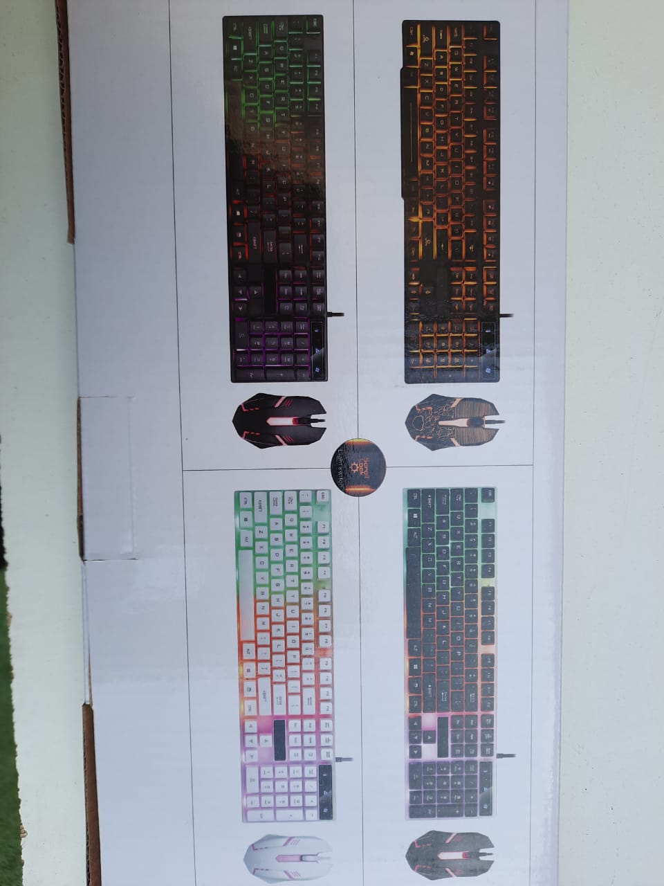 Teclado letra cuadrada