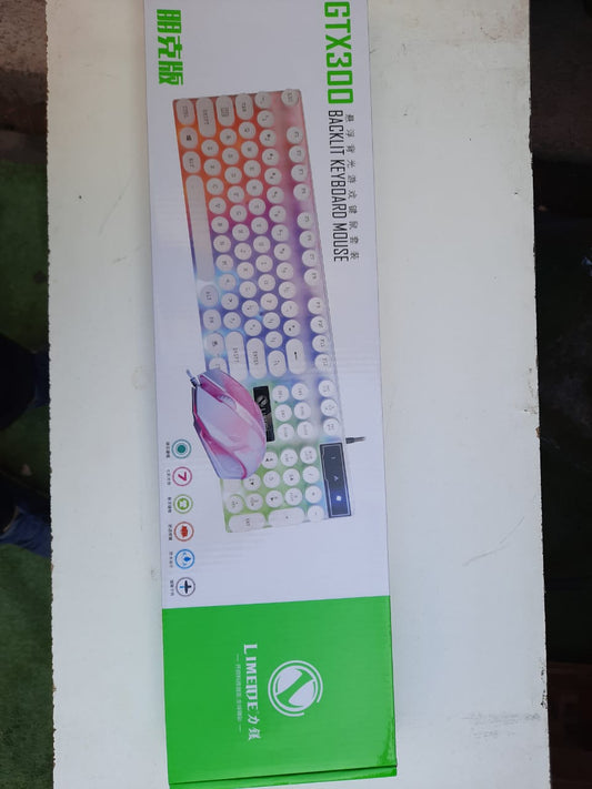 Teclado letra redonda