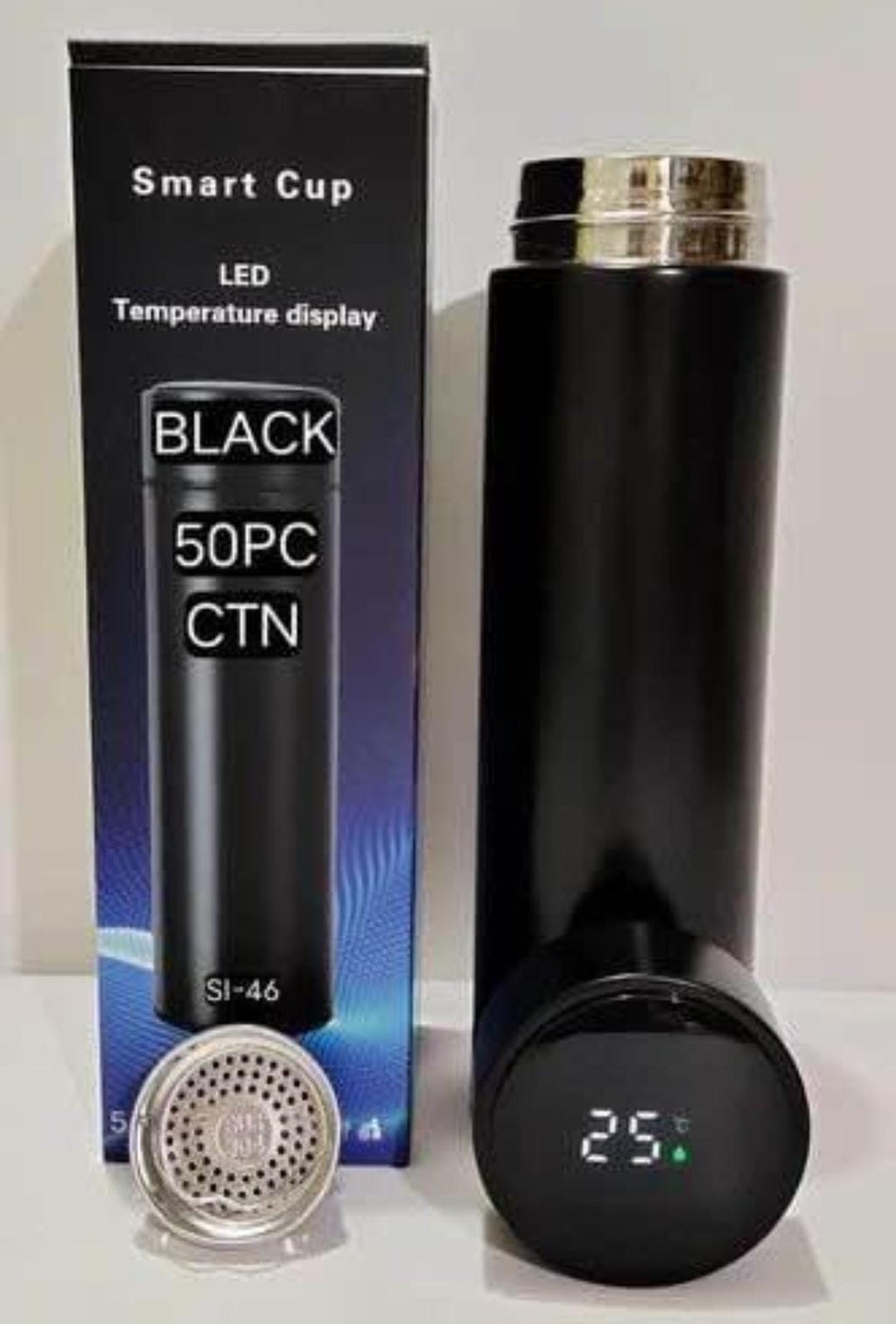 Termo 500 ml Digital Inteligente con Medidor de Temperatura